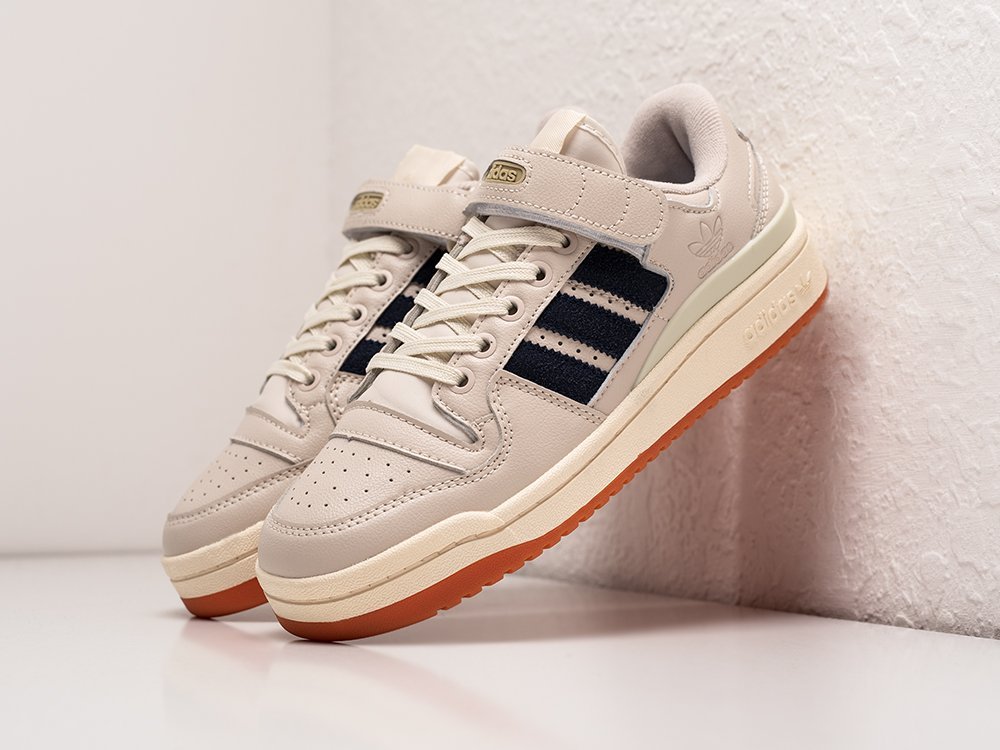 Adidas Forum Low WMNS бежевые кожа женские (AR27969) - фото 2