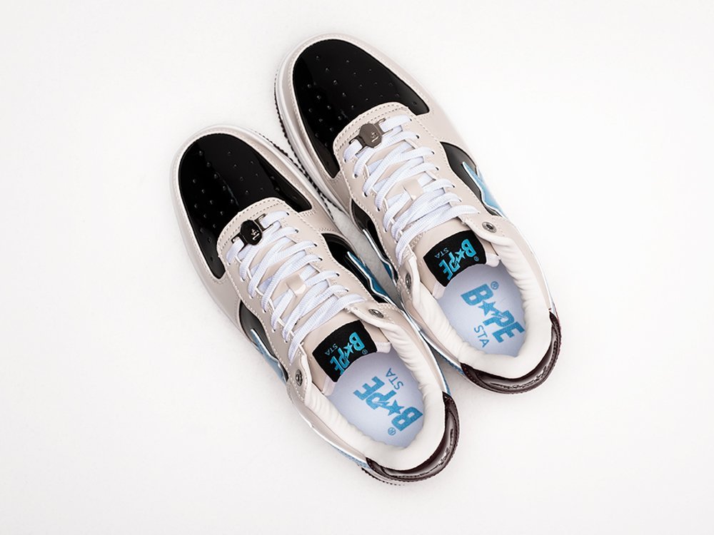 Bape x Marvel x Bapesta Low Rocket Raccoon бежевые кожа мужские (AR27976) - фото 3 Bape x Marvel x Bapesta Low Rocket Raccoon бежевые кожа мужские (AR27976) - фото 3