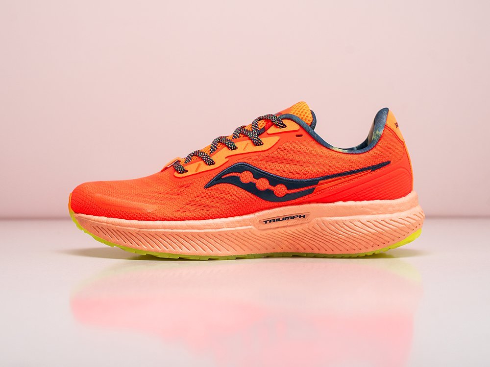 Saucony Triumph 19 оранжевые текстиль мужские (AR27981) - фото 1 Saucony Triumph 19 оранжевые текстиль мужские (AR27981) - фото 1