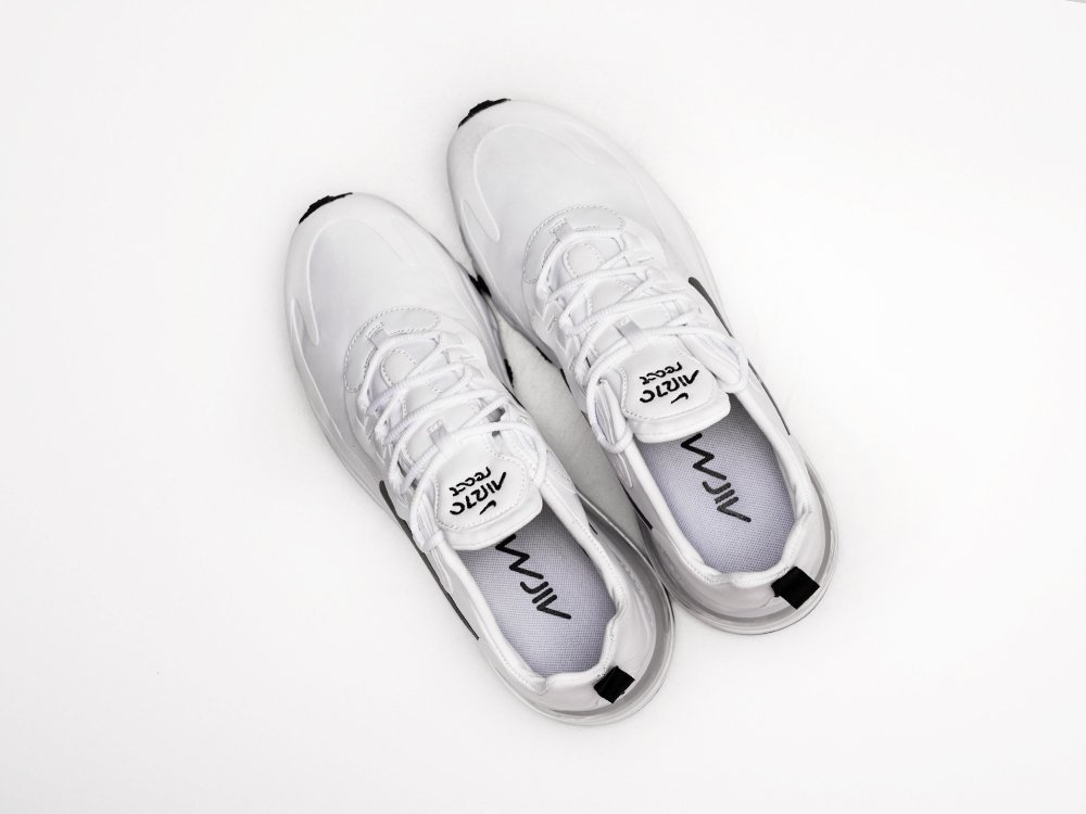 Nike Air Max 270 React белые замша мужские (AR27982) - фото 3