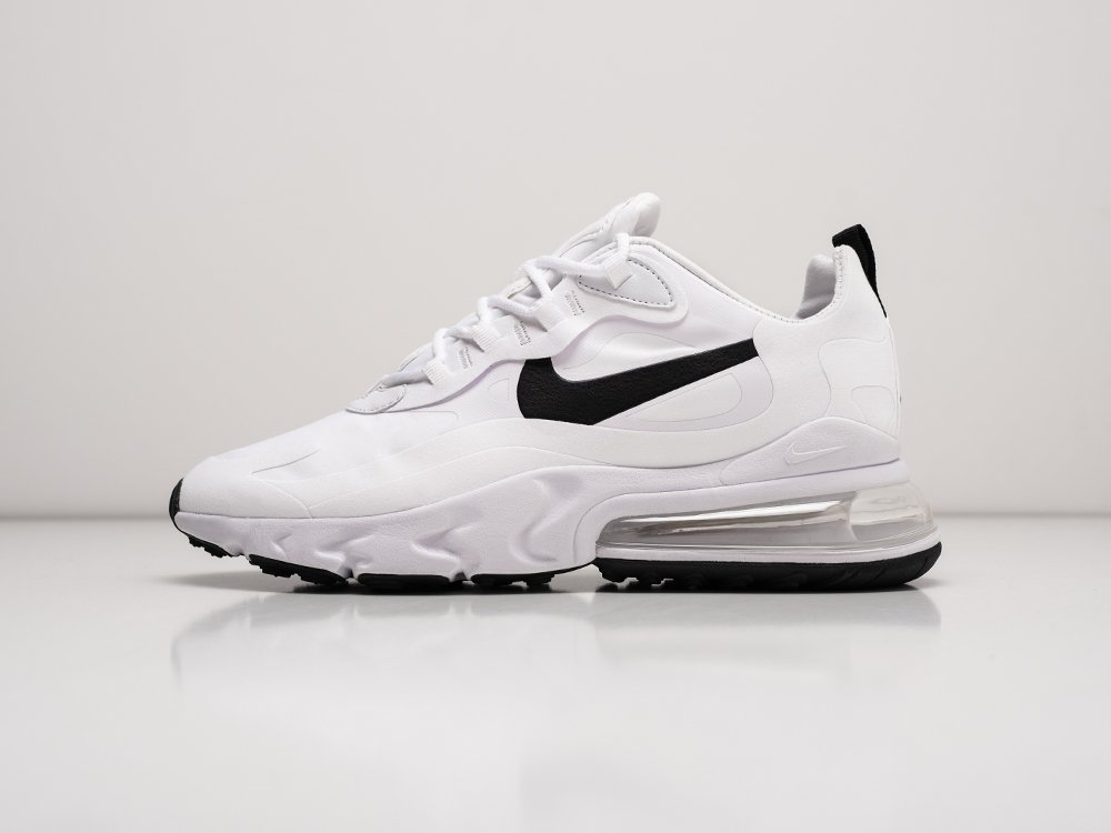 Nike Air Max 270 React белые замша мужские (AR27982) - фото 1 Nike Air Max 270 React белые замша мужские (AR27982) - фото 1