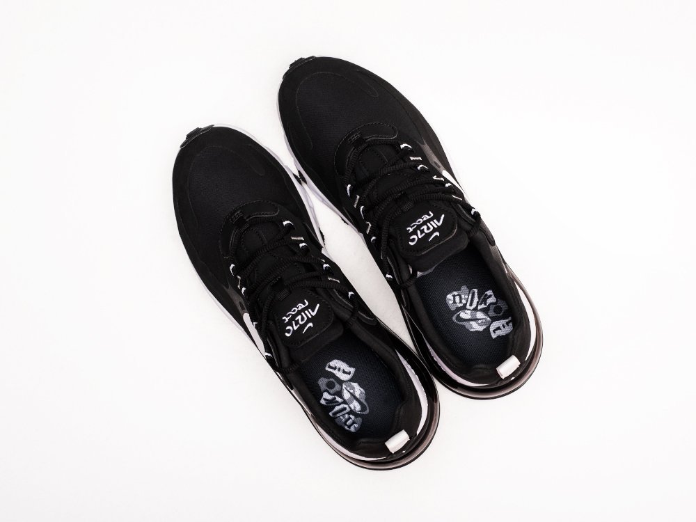 Nike Air Max 270 React черные текстиль мужские (AR27983) - фото 3 Nike Air Max 270 React черные текстиль мужские (AR27983) - фото 3