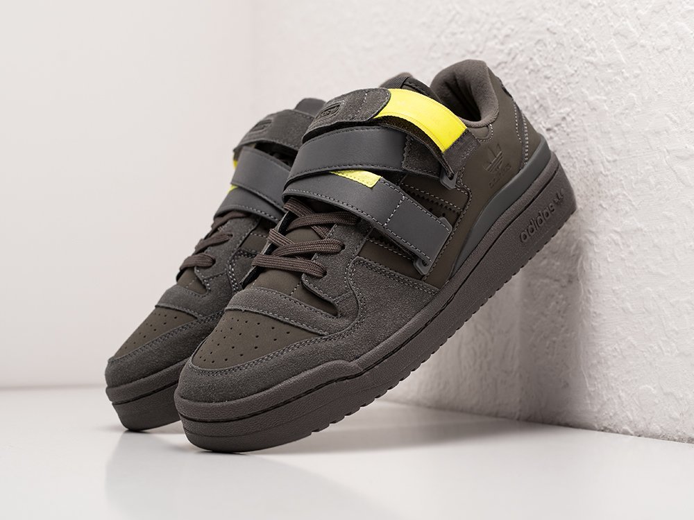 Adidas Forum Low Strap Cinder зеленые кожа мужские (AR28369) - фото 2 Adidas Forum Low Strap Cinder зеленые кожа мужские (AR28369) - фото 2