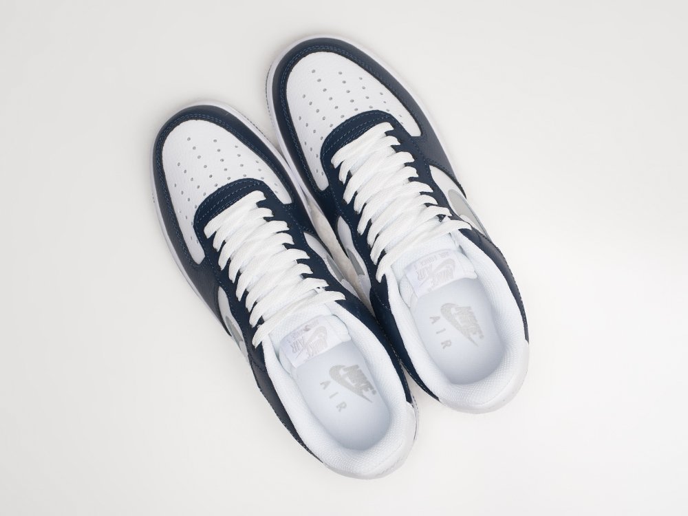 Nike Air Force 1 07 LV8 Midnight Navy синие кожа мужские (AR28372) - фото 3 Nike Air Force 1 07 LV8 Midnight Navy синие кожа мужские (AR28372) - фото 3
