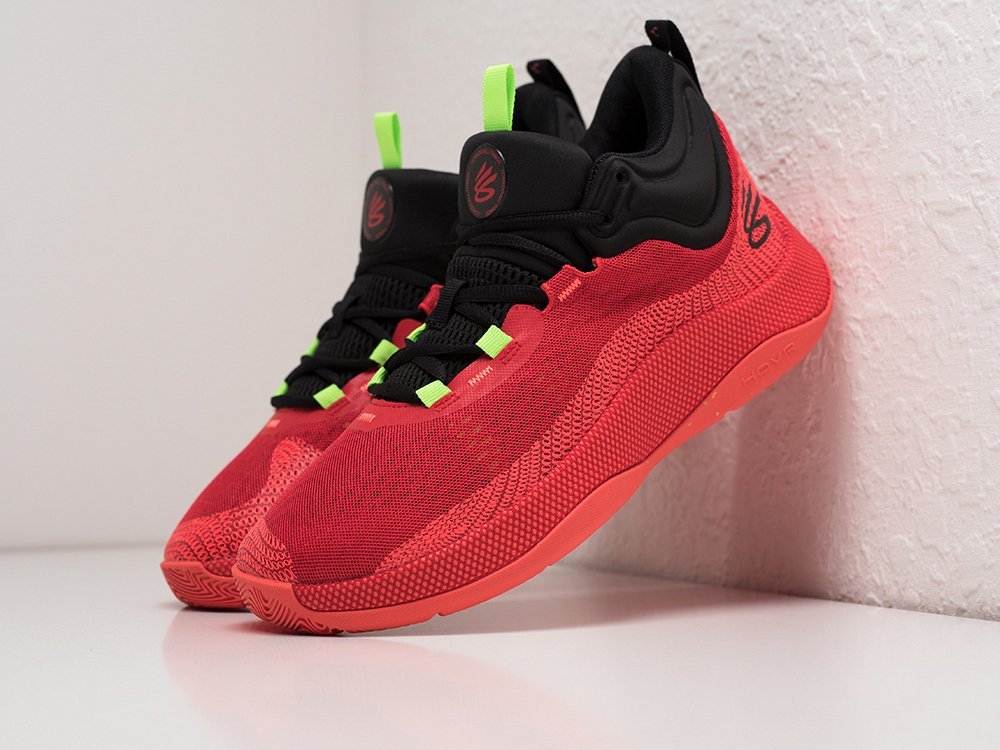 Under Armour Curry HOVR Splash красные текстиль мужские (AR28375) - фото 2 Under Armour Curry HOVR Splash красные текстиль мужские (AR28375) - фото 2