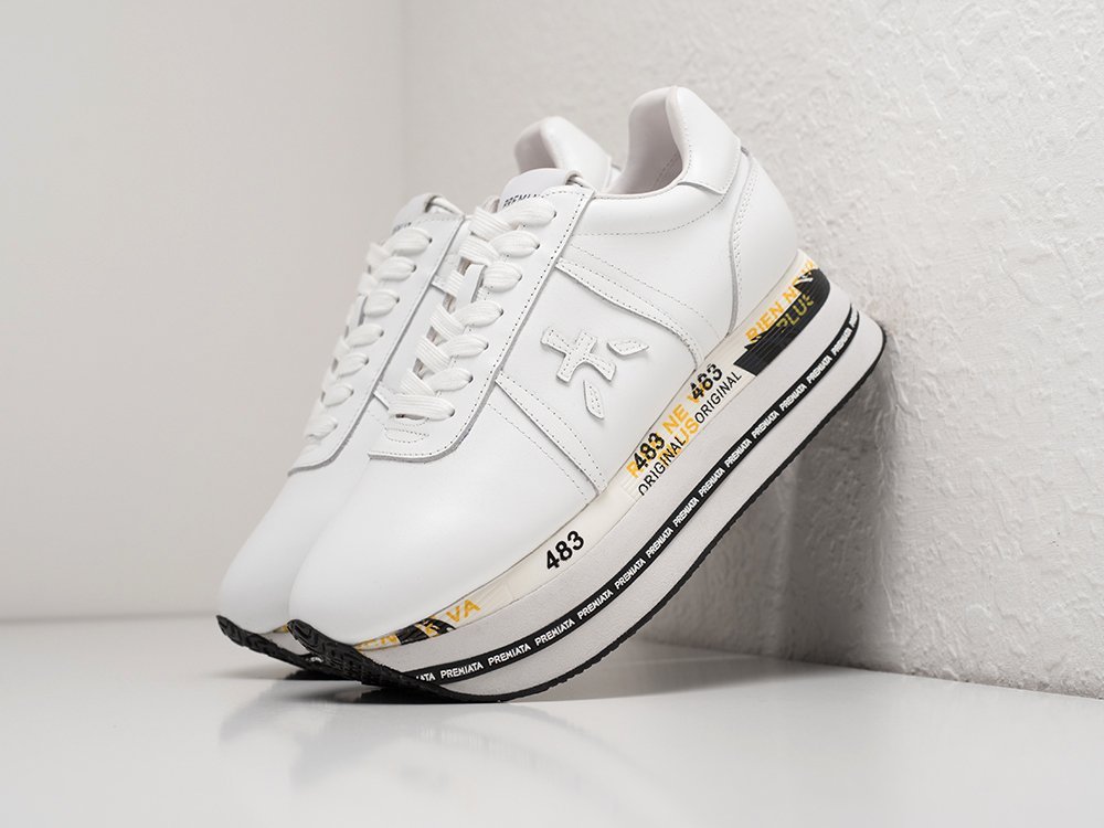 Premiata Beth WMNS белые кожа женские (AR28377) - фото 2 Premiata Beth WMNS белые кожа женские (AR28377) - фото 2