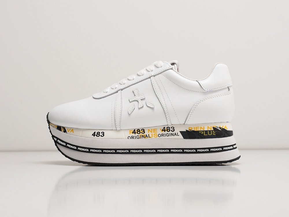 Premiata Beth WMNS белые кожа женские (AR28377) - фото 1 Premiata Beth WMNS белые кожа женские (AR28377) - фото 1