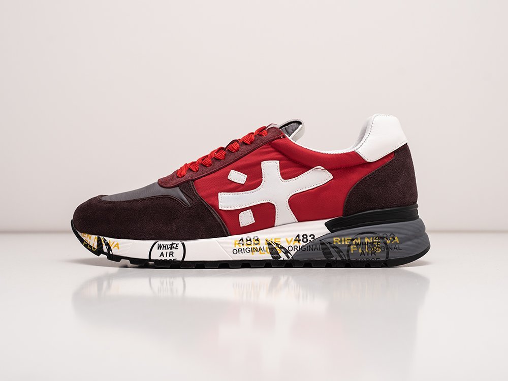 Premiata Mick красные текстиль мужские (AR28379) - фото 1 Premiata Mick красные текстиль мужские (AR28379) - фото 1