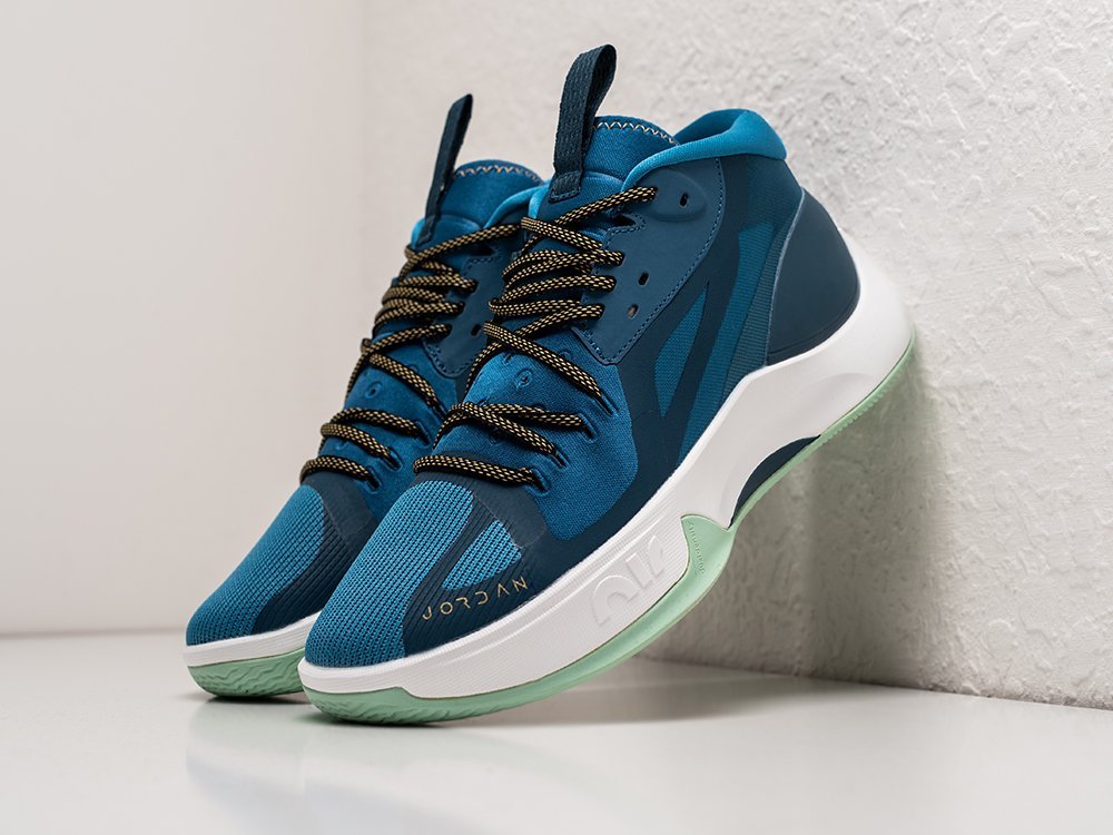 Nike Jordan Zoom Separate Laser Blue синие текстиль мужские (AR28387) - фото 2