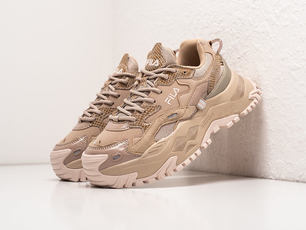 FILA Fusion Bianco бежевые текстиль женские (AR28388) - фото 2 FILA Fusion Bianco бежевые текстиль женские (AR28388) - фото 2