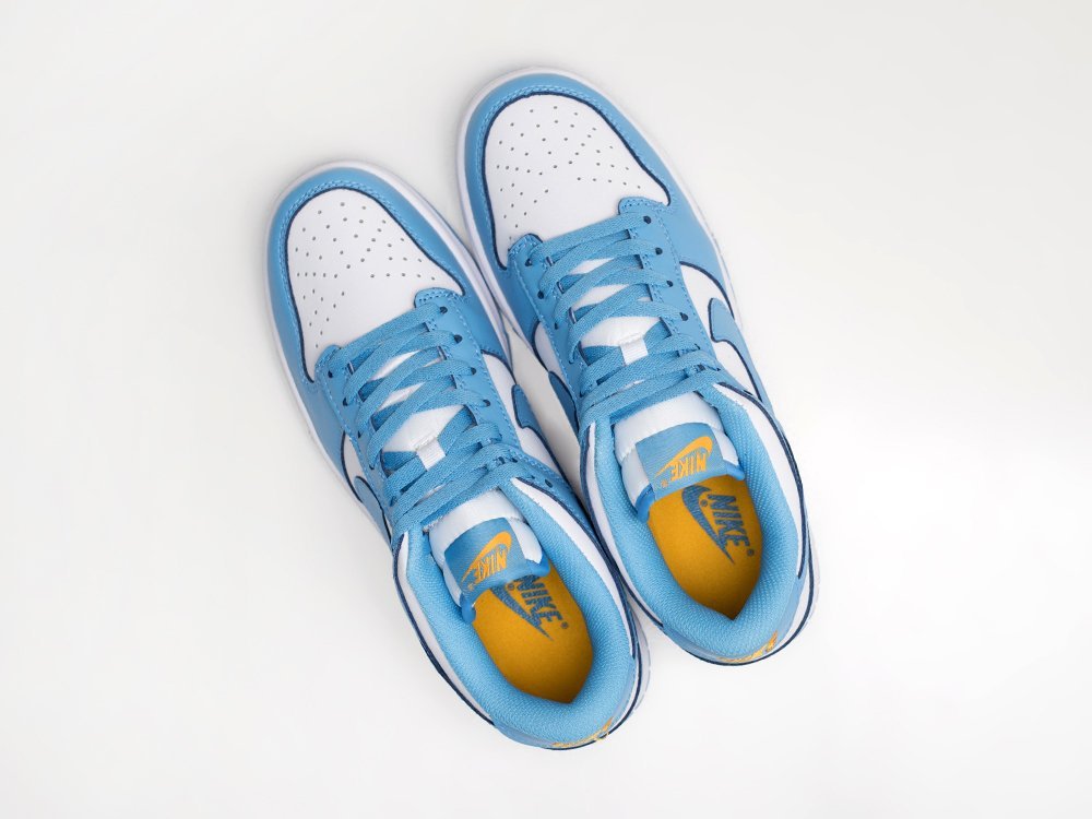 Nike SB Dunk Low UNC голубые кожа мужские (AR28488) - фото 3