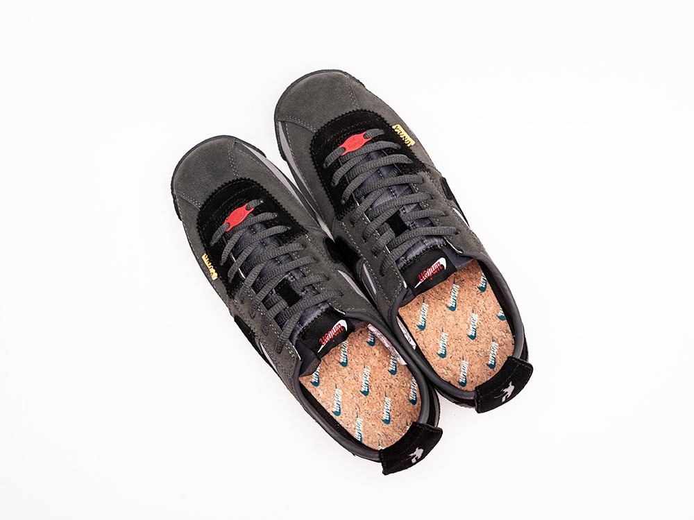 Nike x Union x Cortez черные замша мужские (AR28490) - фото 3 Nike x Union x Cortez черные замша мужские (AR28490) - фото 3