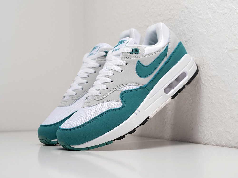 Nike Air Max 1 Evergreen зеленые кожа мужские (AR28491) - фото 2 Nike Air Max 1 Evergreen зеленые кожа мужские (AR28491) - фото 2