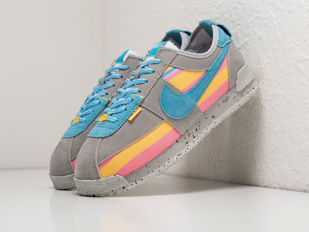 Nike x Union x Cortez Smoke Grey серые замша мужские (AR28549) - фото 2 Nike x Union x Cortez Smoke Grey серые замша мужские (AR28549) - фото 2