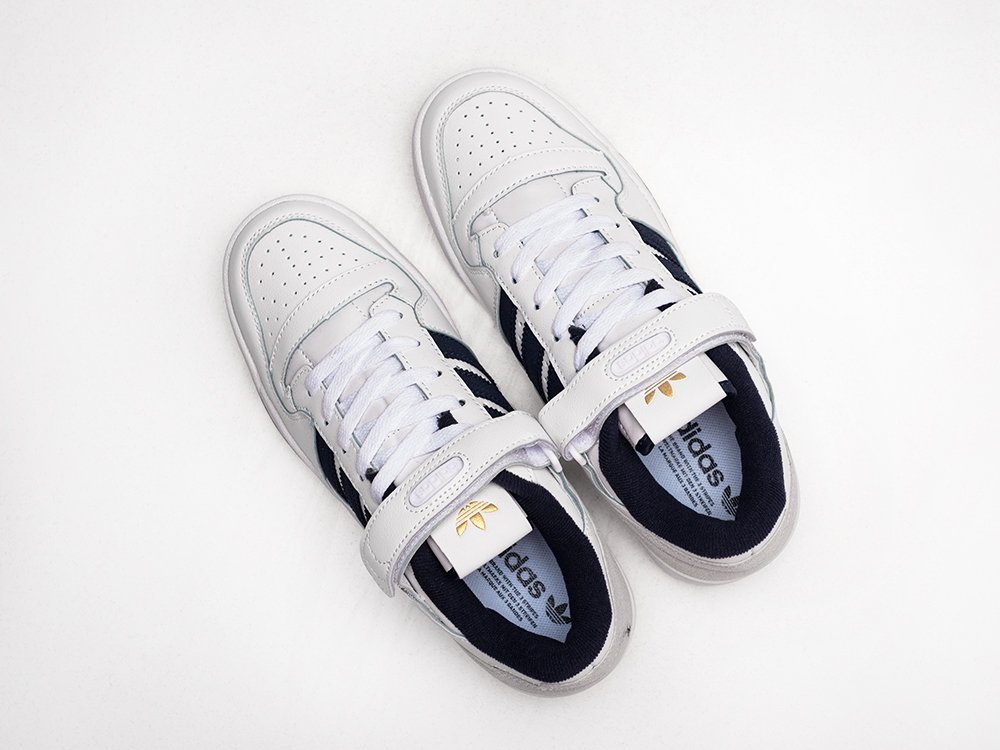 Adidas Forum Low Crew Navy Gum WMNS белые кожа женские (AR28558) - фото 3 Adidas Forum Low Crew Navy Gum WMNS белые кожа женские (AR28558) - фото 3