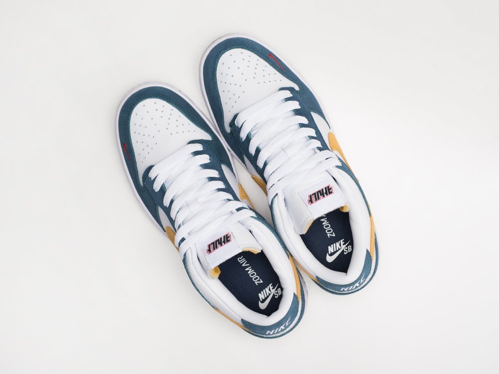 Nike x Kasina x SB Dunk Low 80s Bus белые кожа мужские (AR28560) - фото 3 Nike x Kasina x SB Dunk Low 80s Bus белые кожа мужские (AR28560) - фото 3