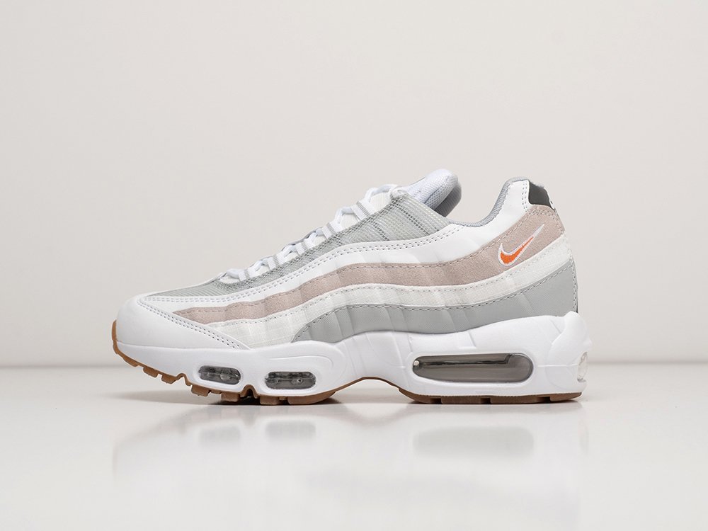 Nike Air Max 95 белые кожа мужские (AR28564) - фото 1 Nike Air Max 95 белые кожа мужские (AR28564) - фото 1