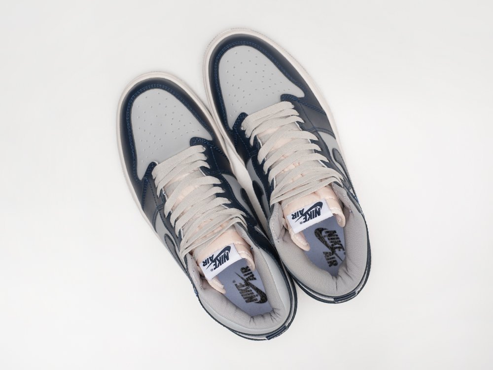 Nike Air Jordan 1 Retro High 85 Georgetown синие кожа мужские (AR28568) - фото 3 Nike Air Jordan 1 Retro High 85 Georgetown синие кожа мужские (AR28568) - фото 3