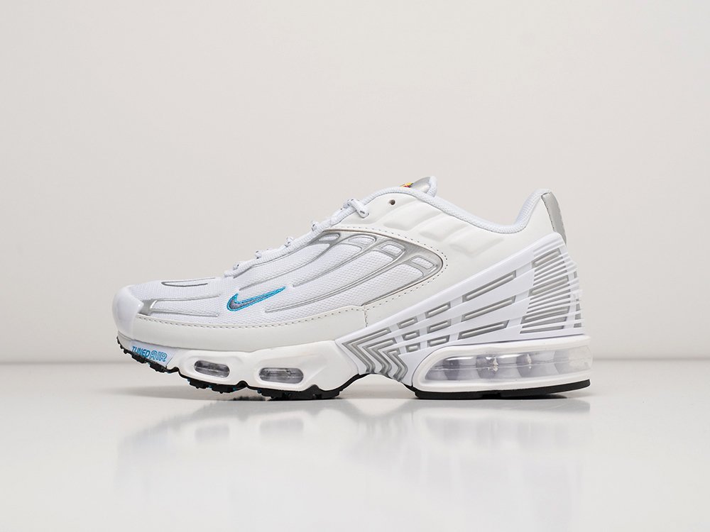 Nike Air Max Plus 3 белые текстиль мужские (AR28569) - фото 1 Nike Air Max Plus 3 белые текстиль мужские (AR28569) - фото 1