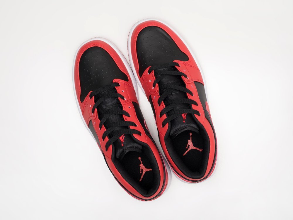 Nike Air Jordan 1 Low GS Reverse Bred красные кожа мужские (AR28571) - фото 3