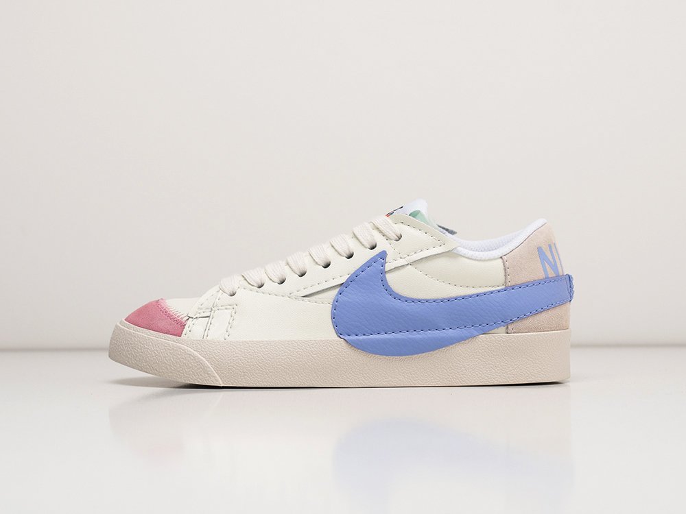 Nike Blazer Low 77 Jumbo WMNS белые кожа женские (AR28574) - фото 1 Nike Blazer Low 77 Jumbo WMNS белые кожа женские (AR28574) - фото 1