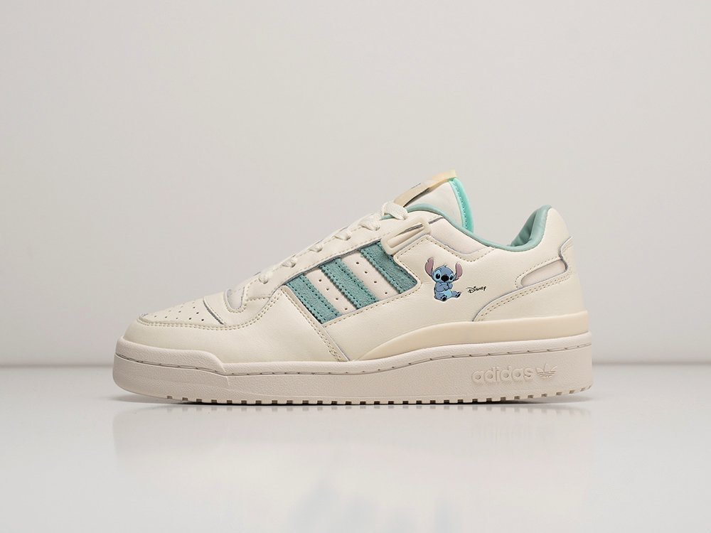 Adidas x Disney x Forum Low Stitch белые кожа мужские (AR28579) - фото 1 Adidas x Disney x Forum Low Stitch белые кожа мужские (AR28579) - фото 1