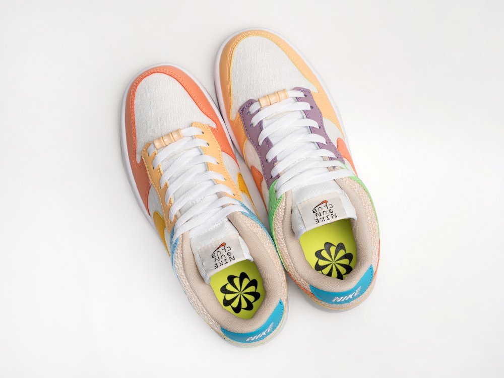 Nike SB Dunk Low Sun Club WMNS белые кожа женские (AR28580) - фото 3