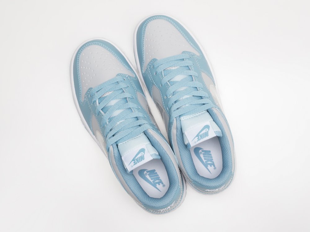 Nike SB Dunk Low GS Aura Clear WMNS синие кожа женские (AR28581) - фото 3