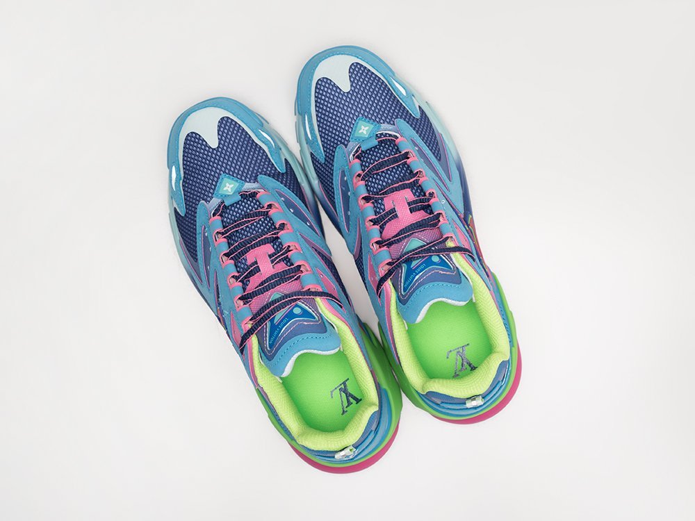 Louis Vuitton Runner Tatic Blue синие текстиль мужские (AR28594) - фото 3 Louis Vuitton Runner Tatic Blue синие текстиль мужские (AR28594) - фото 3