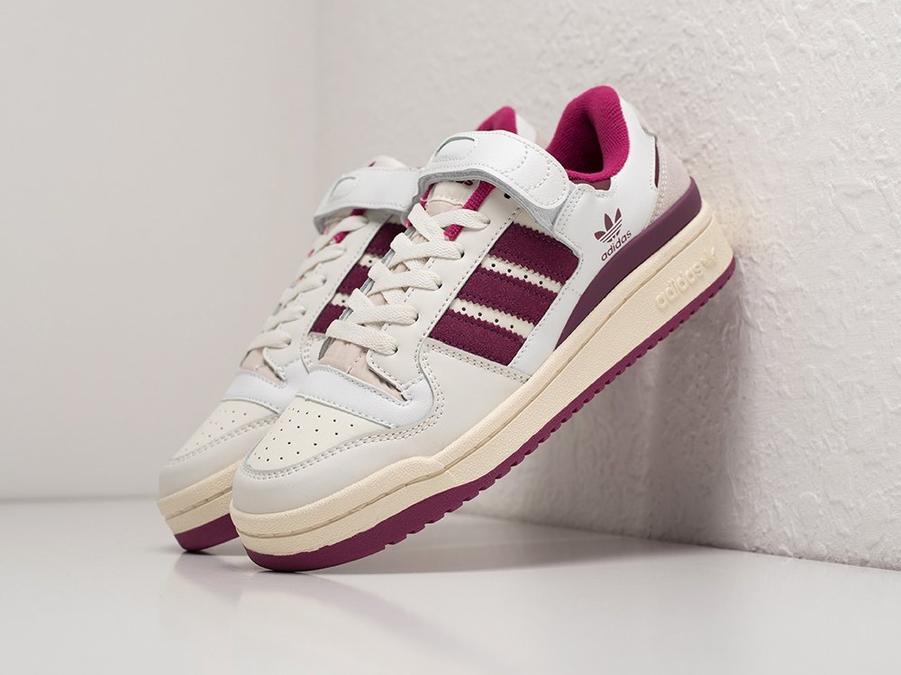 Adidas Forum 84 Low Power Berry WMNS белые кожа женские (AR28597) - фото 2 Adidas Forum 84 Low Power Berry WMNS белые кожа женские (AR28597) - фото 2