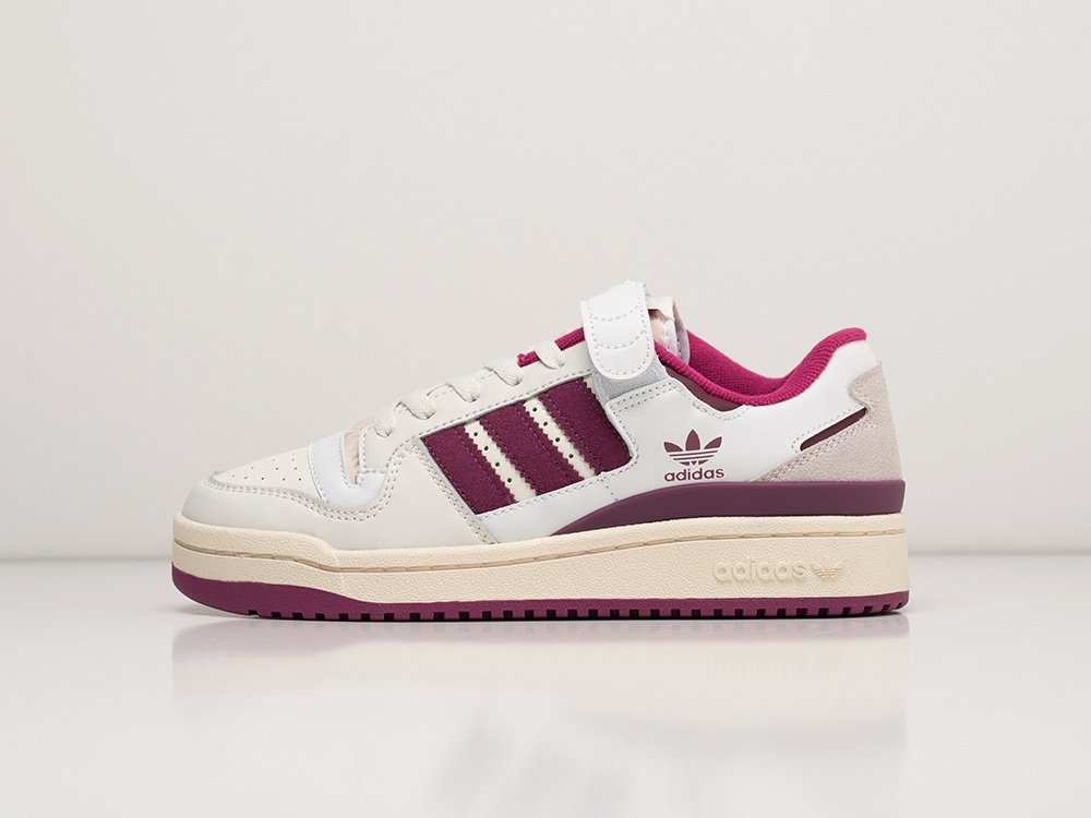 Adidas Forum 84 Low Power Berry WMNS белые кожа женские (AR28597) - фото 1 Adidas Forum 84 Low Power Berry WMNS белые кожа женские (AR28597) - фото 1