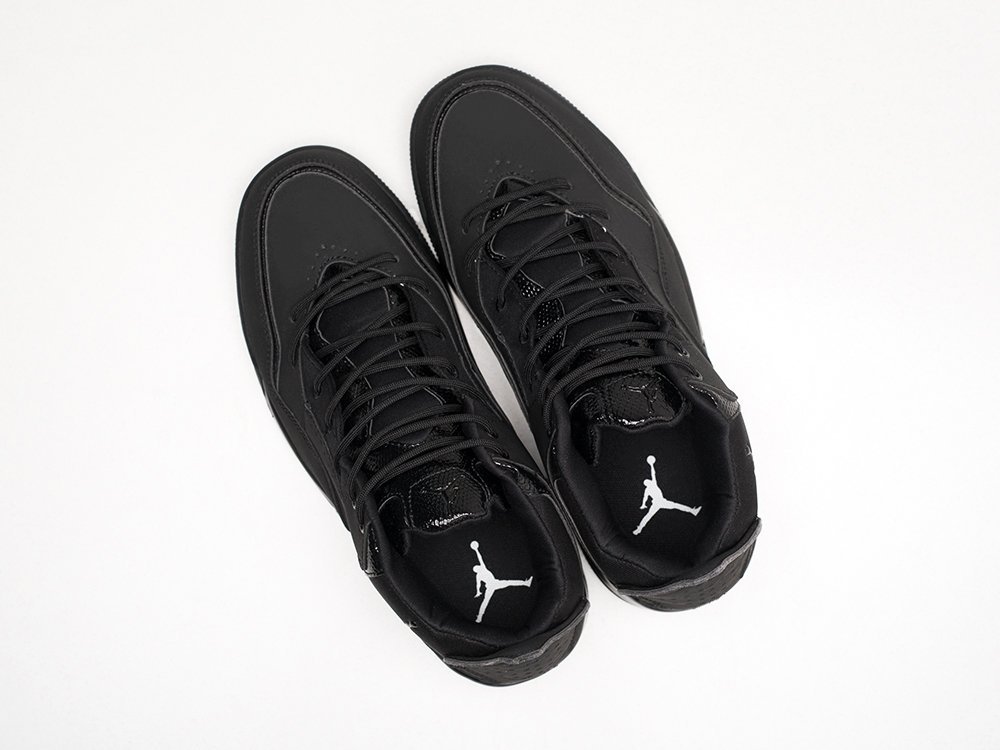 Nike Jordan Courtside 23 Triple Black черные кожа мужские (AR28599) - фото 3