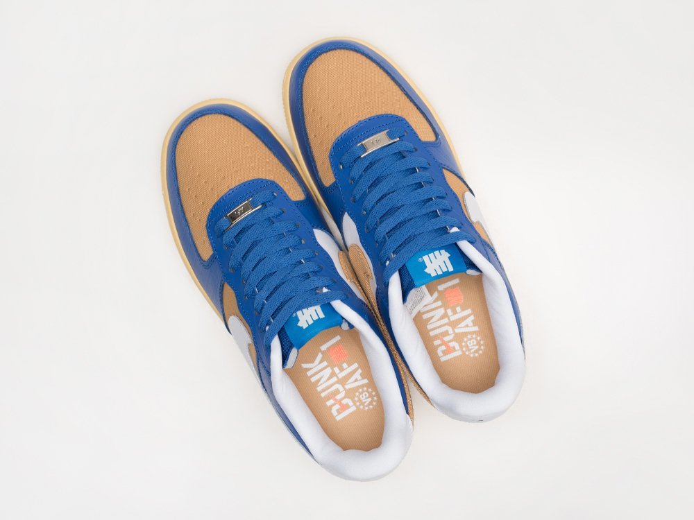 Nike Air Force 1 Low x Undefeated SP Dunk vs AF1 синие кожа мужские (AR28603) - фото 3 Nike Air Force 1 Low x Undefeated SP Dunk vs AF1 синие кожа мужские (AR28603) - фото 3