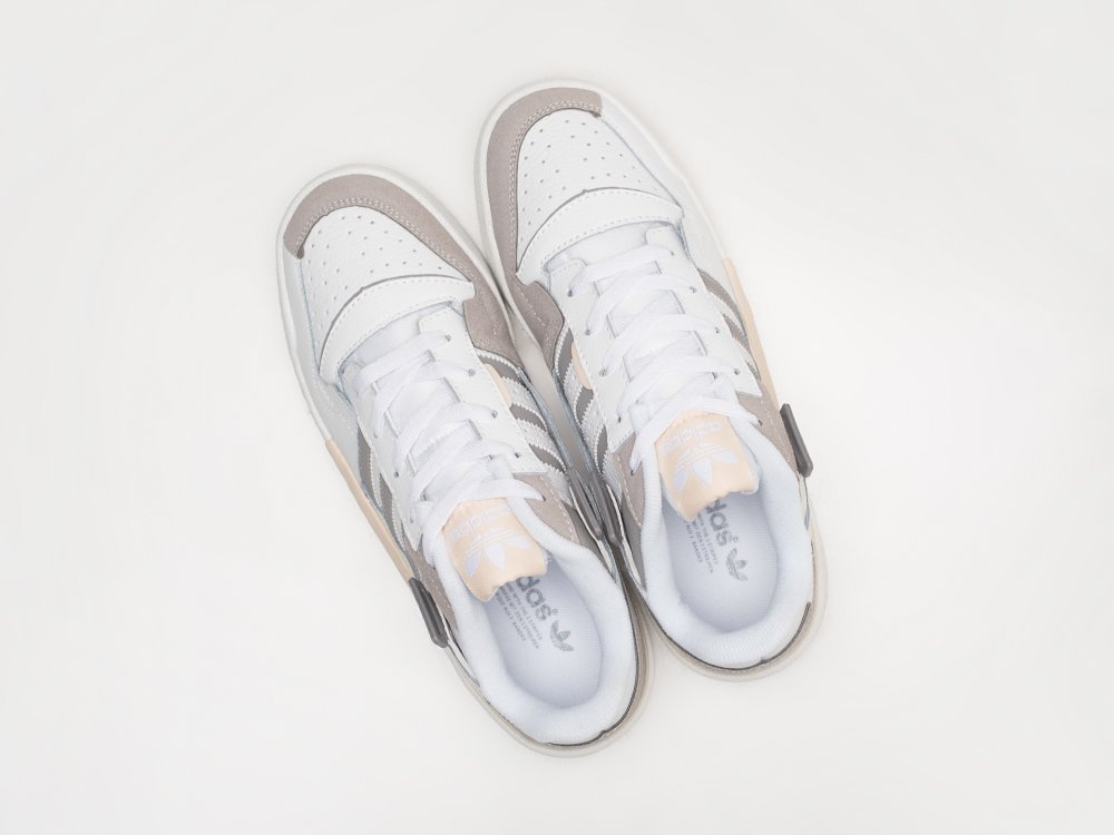 Adidas Forum Low Exhibit Halo Ivory белые кожа мужские (AR28604) - фото 3 Adidas Forum Low Exhibit Halo Ivory белые кожа мужские (AR28604) - фото 3