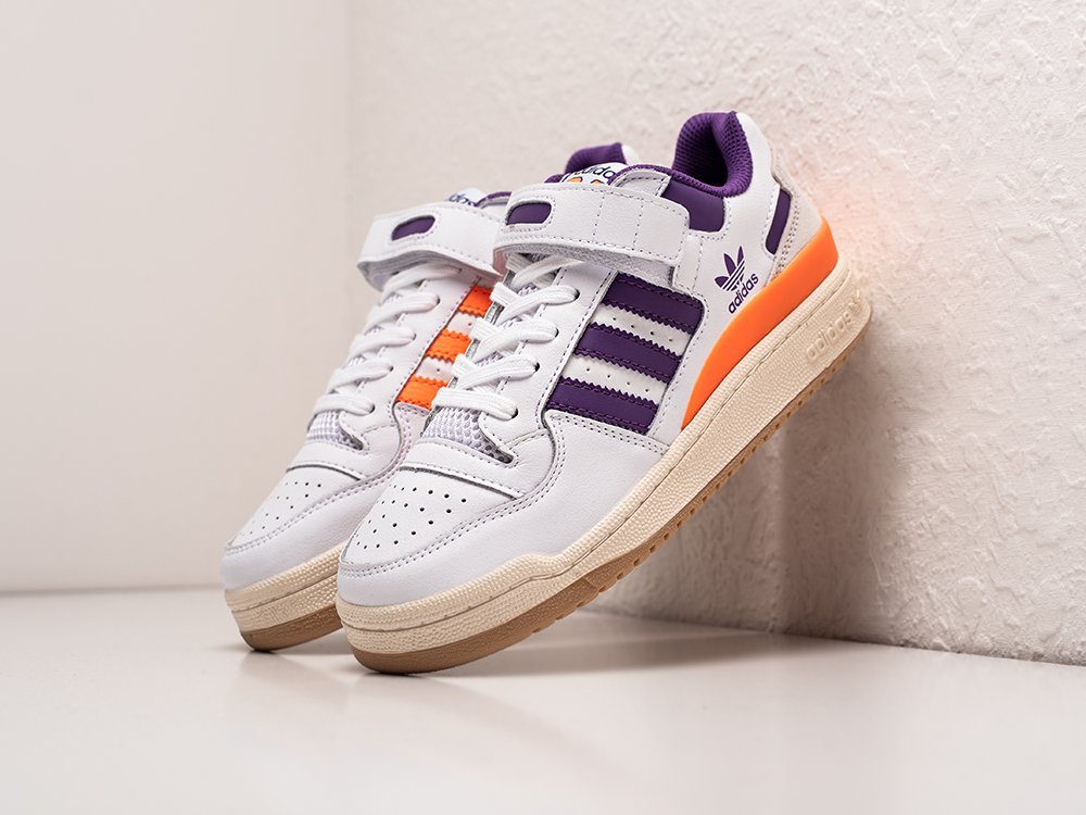 Adidas Forum 84 Low Phoenix Suns WMNS белые кожа женские (AR28610) - фото 2 Adidas Forum 84 Low Phoenix Suns WMNS белые кожа женские (AR28610) - фото 2