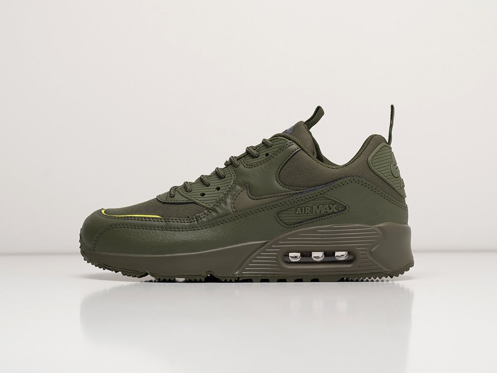 Nike Air Max 90 Surplus Cargo Khaki зеленые кожа мужские (AR28658) - фото 1