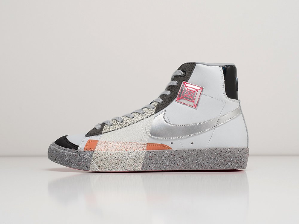 Nike Blazer Mid 77 Vintage Shanghai серые кожа мужские (AR28671) - фото 1 Nike Blazer Mid 77 Vintage Shanghai серые кожа мужские (AR28671) - фото 1