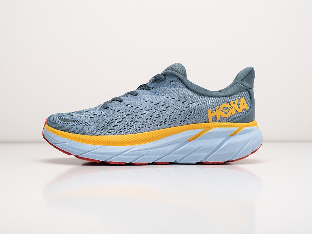 Hoka Clifton 8 голубые текстиль мужские (AR28675) - фото 1 Hoka Clifton 8 голубые текстиль мужские (AR28675) - фото 1