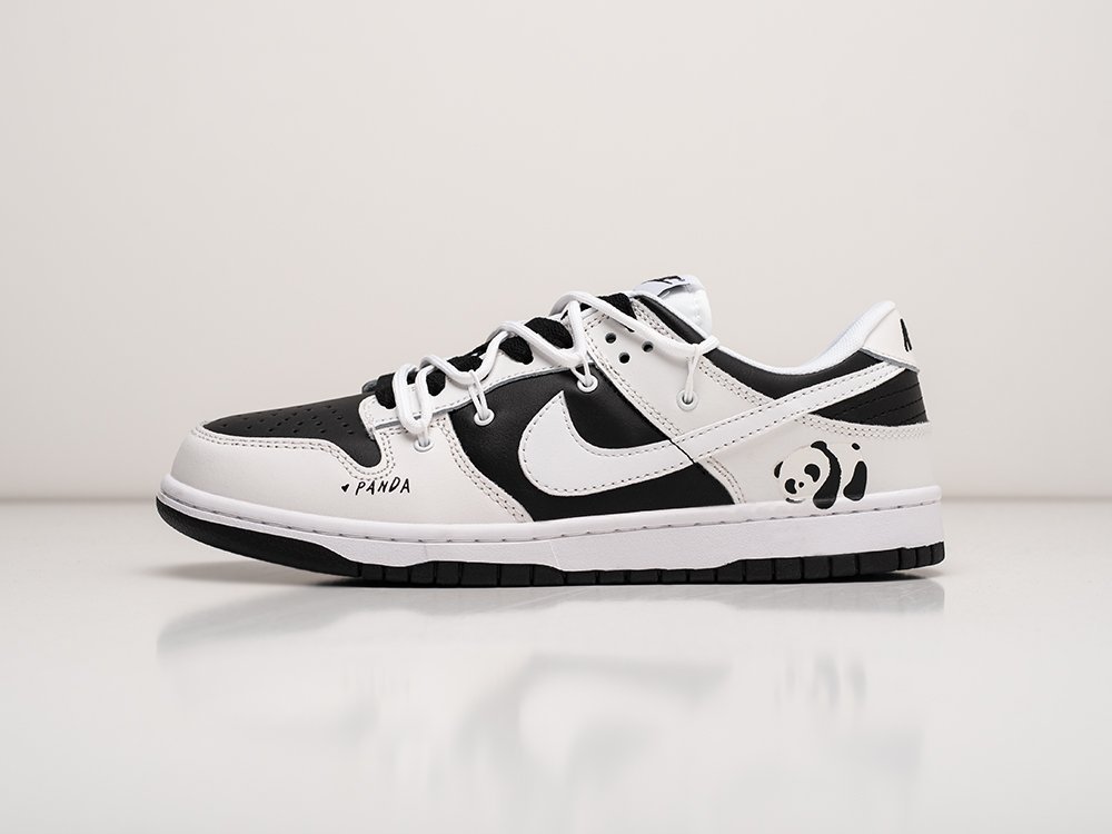 Nike SB Dunk Low x OFF-White Panda белые кожа мужские (AR28676) - фото 1 Nike SB Dunk Low x OFF-White Panda белые кожа мужские (AR28676) - фото 1