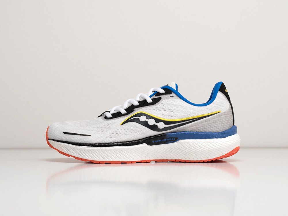 Saucony Triumph 19 белые текстиль мужские (AR28681) - фото 1