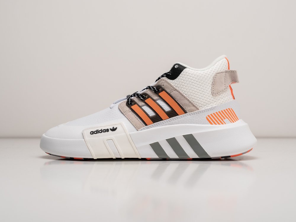 Adidas EQT Bask ADV V2 белые текстиль мужские (AR28686) - фото 1 Adidas EQT Bask ADV V2 белые текстиль мужские (AR28686) - фото 1