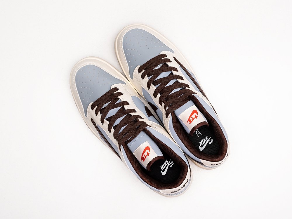 Nike SB Dunk Low x Travis Scott х PlayStation 5 голубые кожа мужские (AR28689) - фото 3 Nike SB Dunk Low x Travis Scott х PlayStation 5 голубые кожа мужские (AR28689) - фото 3