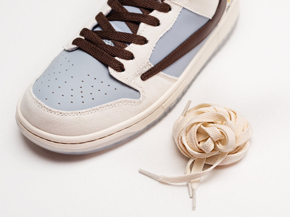Nike SB Dunk Low x Travis Scott х PlayStation 5 голубые кожа мужские (AR28689) - фото 5 Nike SB Dunk Low x Travis Scott х PlayStation 5 голубые кожа мужские (AR28689) - фото 5