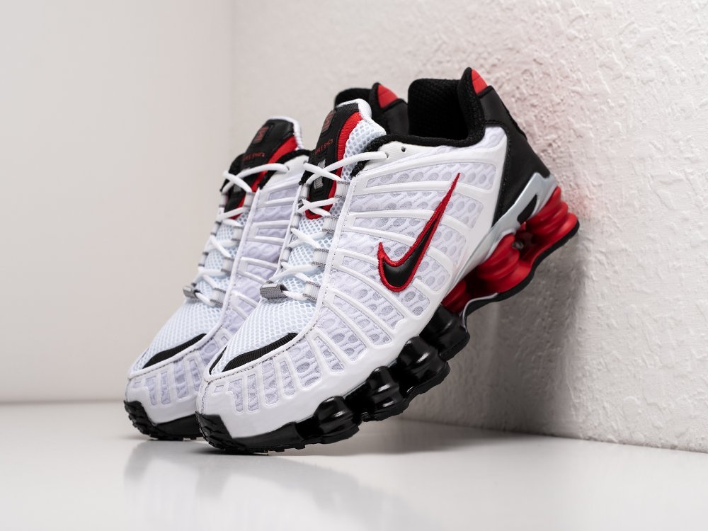 Nike Shox TL белые текстиль мужские (AR28690) - фото 2 Nike Shox TL белые текстиль мужские (AR28690) - фото 2