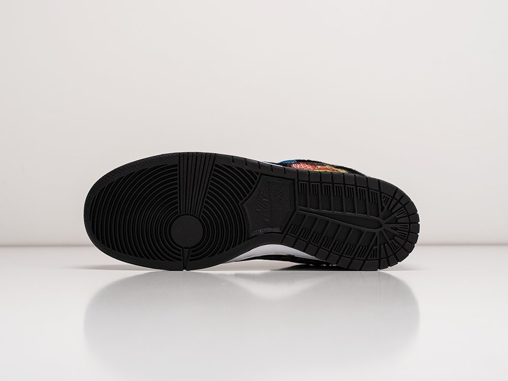 Nike x Neckface x SB Dunk Low Pro QS Black черные текстиль мужские (AR28693) - фото 5 Nike x Neckface x SB Dunk Low Pro QS Black черные текстиль мужские (AR28693) - фото 5