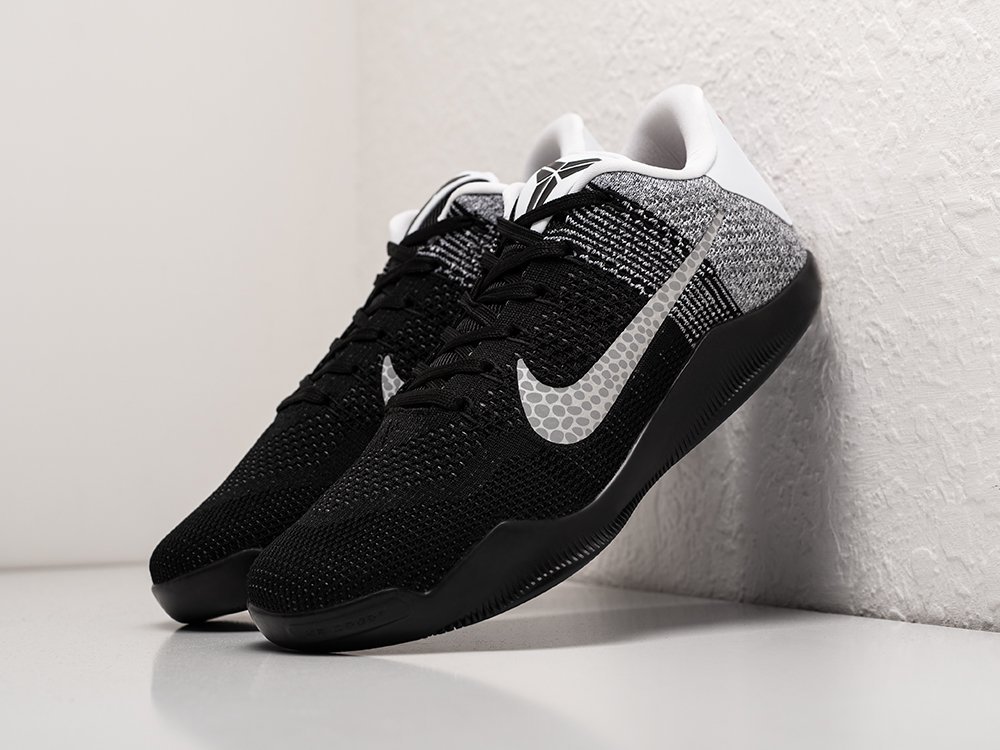 Nike Kobe 11 Elite Low Last Emperor черные текстиль мужские (AR28704) - фото 2
