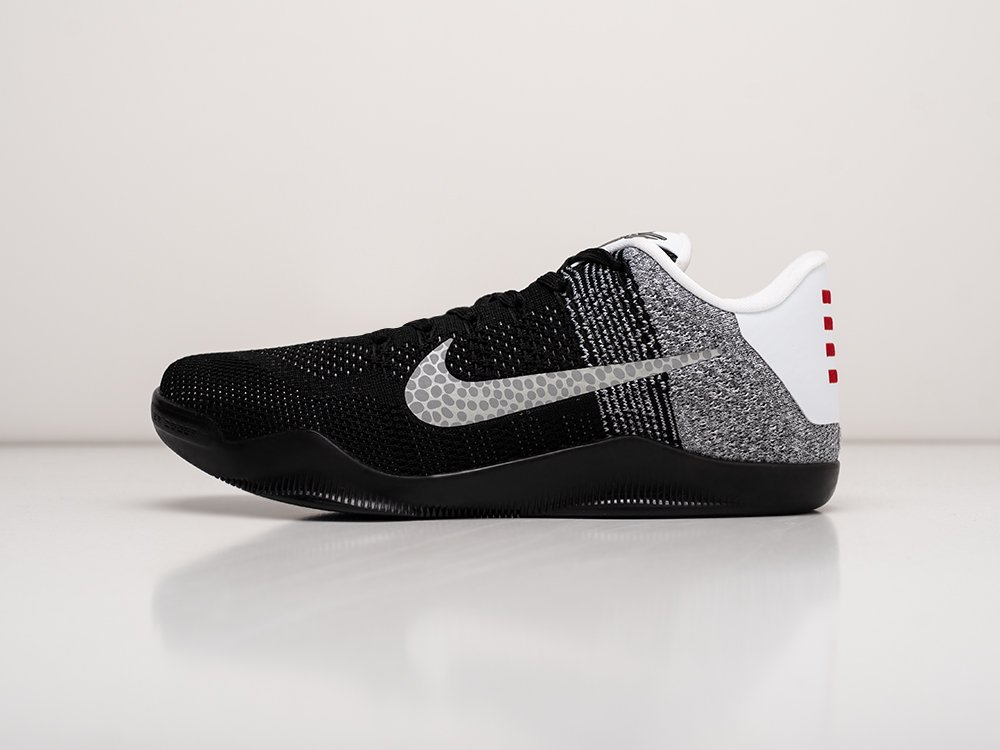 Nike Kobe 11 Elite Low Last Emperor черные текстиль мужские (AR28704) - фото 1