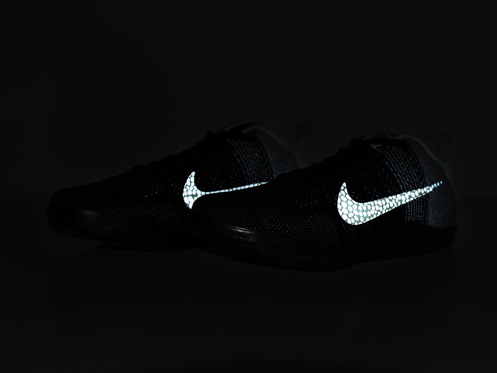 Nike Kobe 11 Elite Low Last Emperor черные текстиль мужские (AR28704) - фото 4