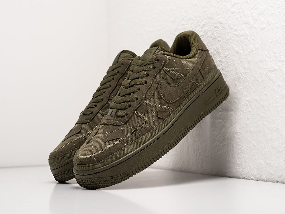 Nike x Billie Eilish x Air Force 1 Low Sequoia зеленые текстиль мужские (AR28705) - фото 2 Nike x Billie Eilish x Air Force 1 Low Sequoia зеленые текстиль мужские (AR28705) - фото 2