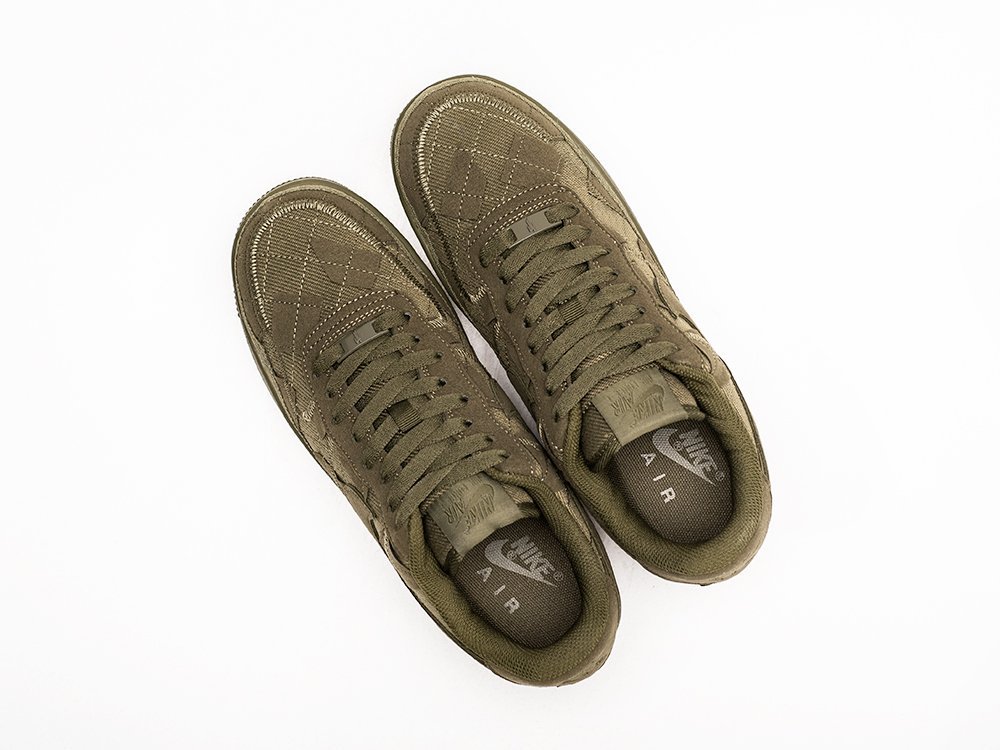 Nike x Billie Eilish x Air Force 1 Low Sequoia зеленые текстиль мужские (AR28705) - фото 3 Nike x Billie Eilish x Air Force 1 Low Sequoia зеленые текстиль мужские (AR28705) - фото 3